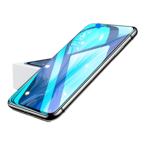 欧炫适用oppoReno5钢化膜Reno4se手机膜全屏renoz绿光renoAce保护opporenoace元气版opporenoz蓝光ace2z指纹5