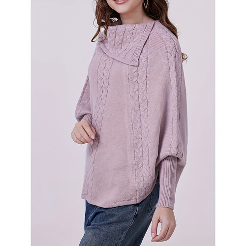 Y 86991 Crochet High Neck Sweater 复古毛衣 跨境亚马逊欧美外