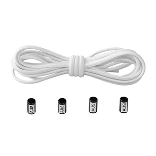 懒人鞋带免系神器固定圆绳白色男女款弹力紧密编织不起球2025新款