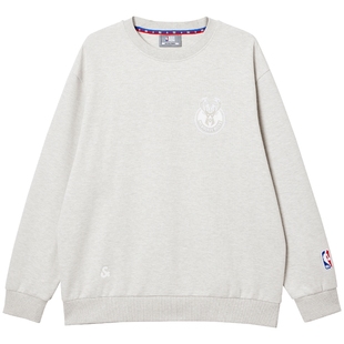 [商场爆款]杰克琼斯男装士NBA联名卫衣宽松卫衣运动上衣225333117