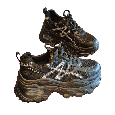 气垫厚底7cm老爹鞋女轻便运动鞋