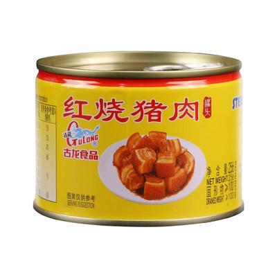 古龙红烧猪肉罐头户外即食下饭菜