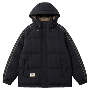 羽绒服冬季新款男孩初中学生加厚保暖大童青少年白鸭绒外套男装士