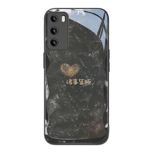 适用小米17pro爱心手机壳vivox100s简约s19pro高级感opporeno12/14情侣k70平安喜乐iqoo11文字10女noe9玻璃13