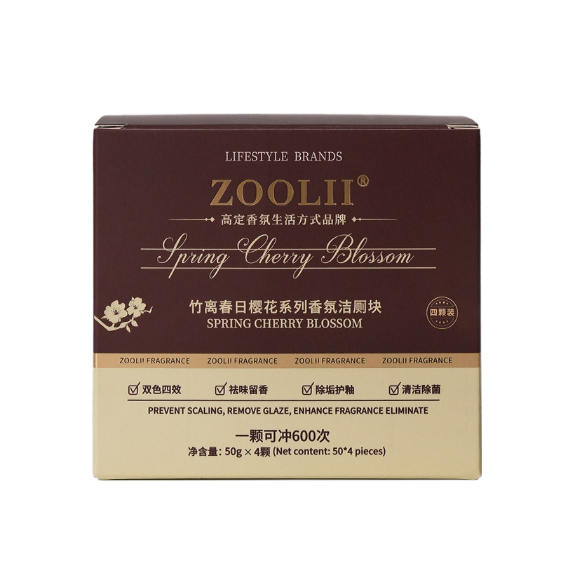 ZOOLII洁厕块1盒4颗可冲2400