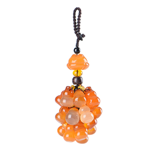 汽车钥匙挂件女士高档韩国创意玉石饰品个性可爱扣钥匙链串钥匙圈