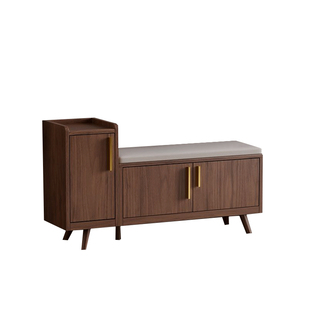 实木入户换鞋凳家用门口可坐鞋柜收纳柜一体靠墙2026新款爆款鞋架