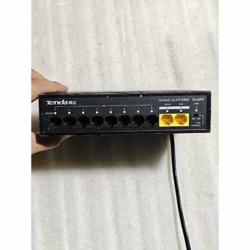 询价-腾达10口百兆PoE交换机型号S110PC8个PoE供电可维修