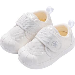 幼儿园室内鞋男女童帆布鞋软底防滑儿童鞋子网面春秋款宝宝小白鞋