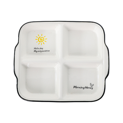 分格盘子一人食减脂餐盘