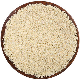 生熟芝麻仁脱皮白芝麻无沙即食优质烘培免洗家用生芝麻袋装熟芝麻