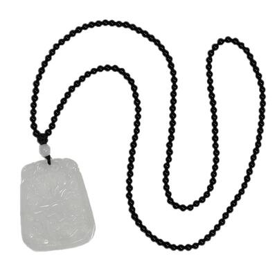 翡翠年年有余莲叶吊坠真玉