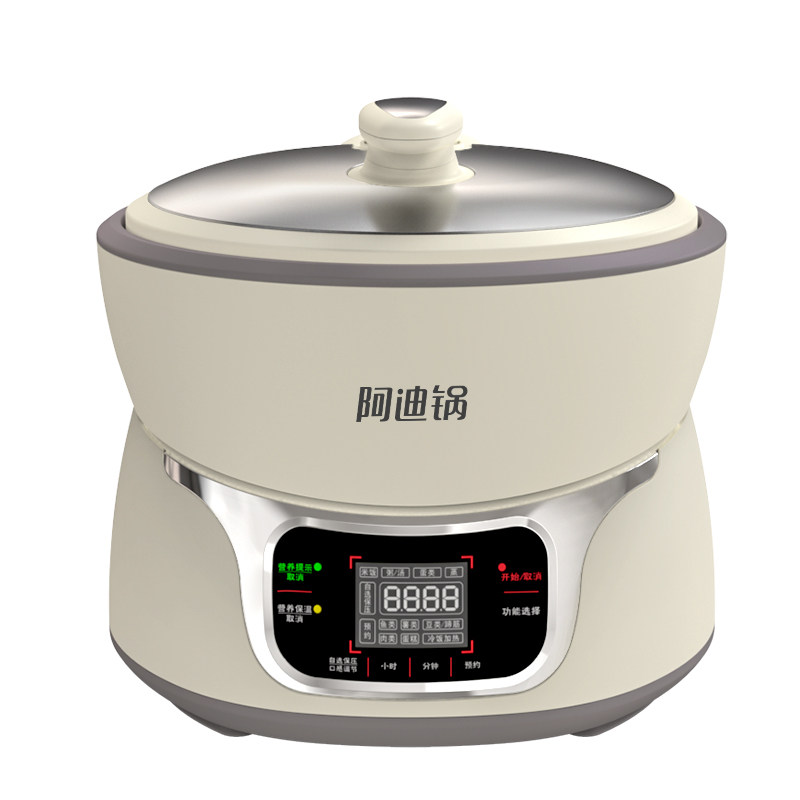 洛贝双胆5l电压力锅预约定时