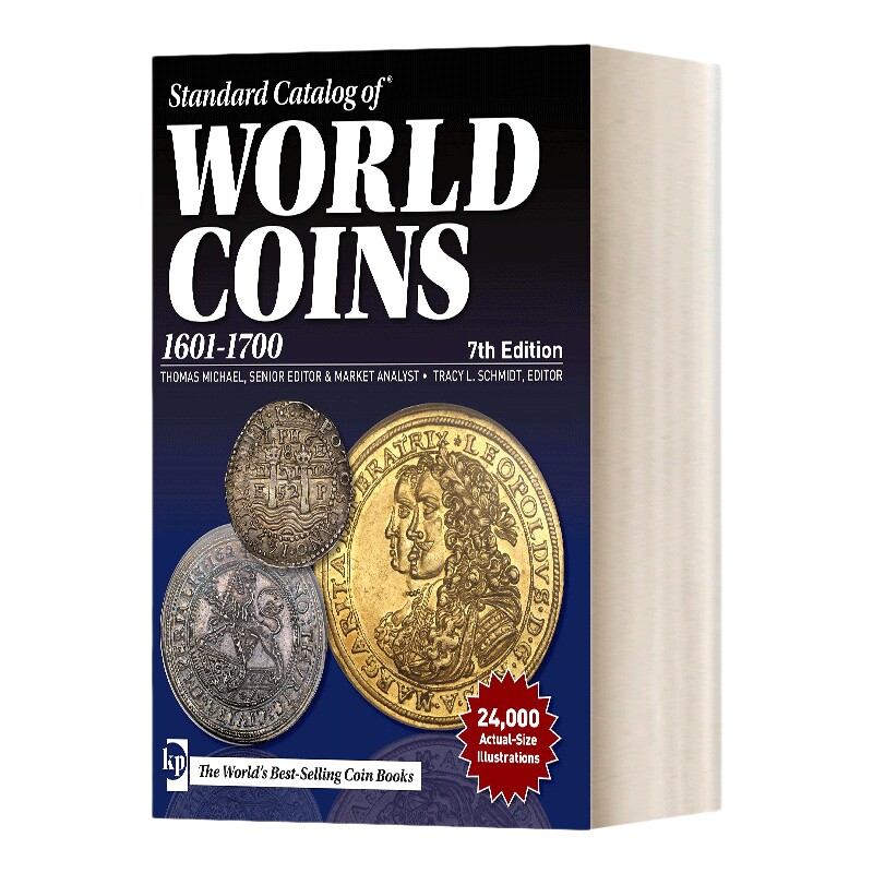 英文原版 Standard Catalog of World Coins 1601-1700 1601-1700年世界硬币标准目录 英文版 进口英语原版书籍