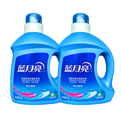 蓝月亮亮白增艳洗衣液套装6斤