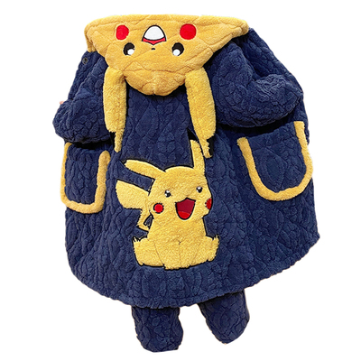 男童睡衣秋冬季2025新款加绒加厚