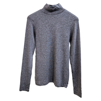 TALK韩国半高领袖口开叉厚打底衫