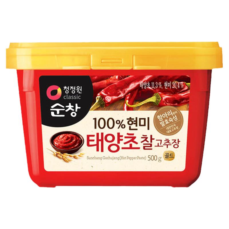 韩国清净园450g/盒 辣椒酱石锅拌饭年糕酱部队火锅甜辣椒酱韩式酱