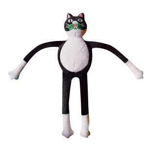 uodycoco富贵奶牛猫挂件公仔毛绒可爱丑萌钥匙扣包包挂饰生日礼物