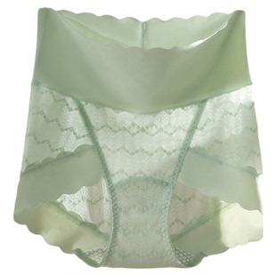 UFEEL女士内裤高腰蕾丝2026新款微收腹提臀抗菌2455内裤女生短裤