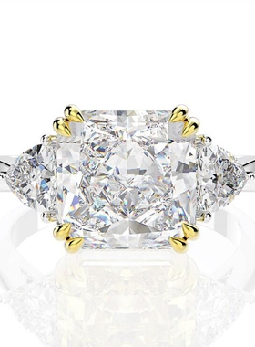 雷迪恩黄粉宝石裸石时尚女生戒指