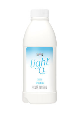 简爱酸奶全新light家庭装760g0%蔗糖大桶高钙低脂原味牛奶风味