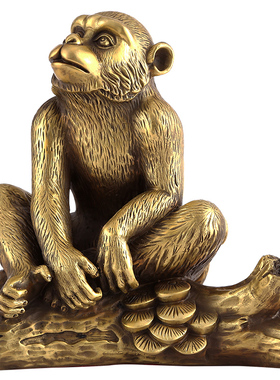 全铜生肖猴生日礼物礼品摆件