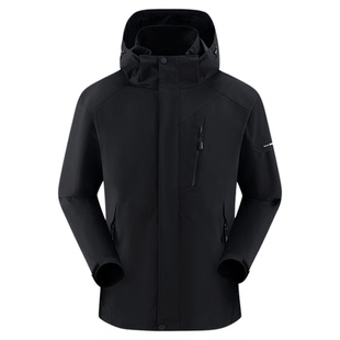 冲锋衣定制印LOGO订做高端三合一工作服装外套团体文化衫上衣刺绣