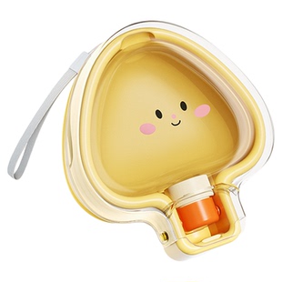 狗狗外出水杯折叠可斜挎便携式饮水器户外遛狗出门喝水壶瓶狗粮碗