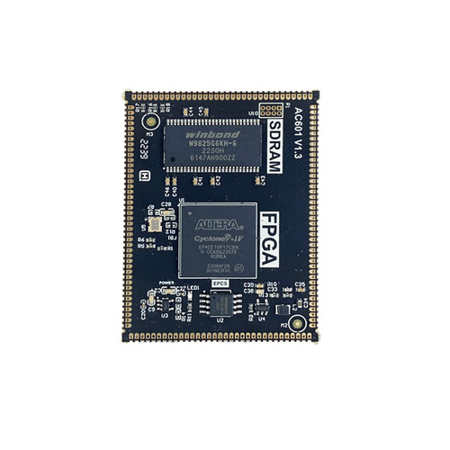 EP4CE6/EP4CE10 FPGA 邮票孔核心板 开发板 工业级小梅哥 AC601