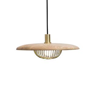 ziilamp 笠影吊灯白蜡木款 实木北欧风餐厅吊灯原创设计客厅灯饰