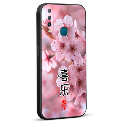 luckrider适用于vivoy3简约v1901a时尚潮流v1901t轻薄感u3x软边手机外壳v1928a山水画保护套v1928t好寓意y17