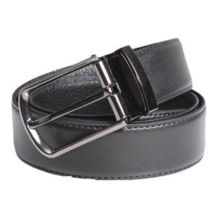 九牧王男士针扣皮带真皮商务简约牛皮送礼腰带商务正装裤带