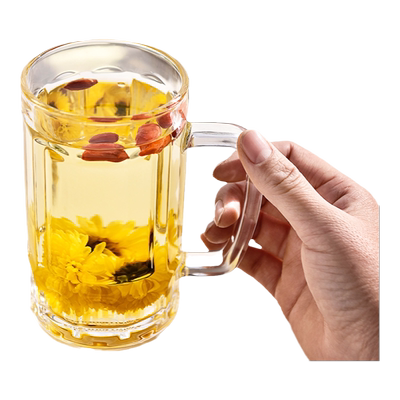 玻璃杯茶杯家用杯子待客水杯啤酒