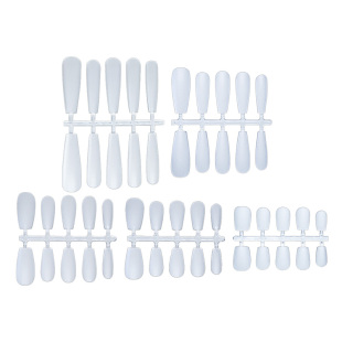 NDKda短款平弧穿戴甲甲片 小短圆杏仁椭圆芭蕾方梯形指甲美甲贴片