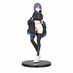口罩少女尤娜手办 二次元原画日本动漫美少女模型桌面机箱摆件