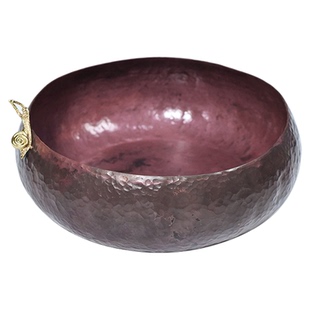 茶洗轻奢高端铜建水茶盂特大号茶渣废水缸干泡茶台桌面茶海纯手工