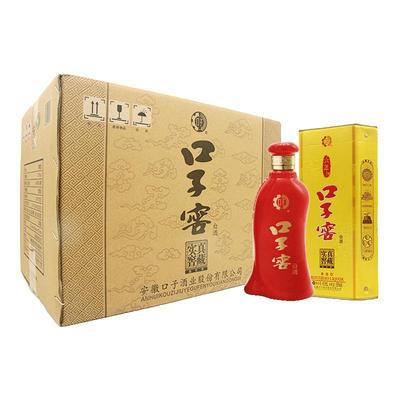 口子窖6年型52度450mL*6白酒整箱