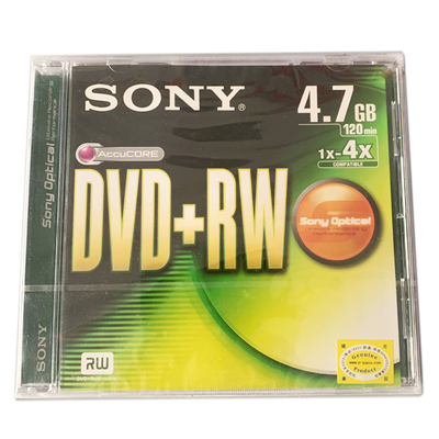 Sony刻录盘可重复擦写碟片