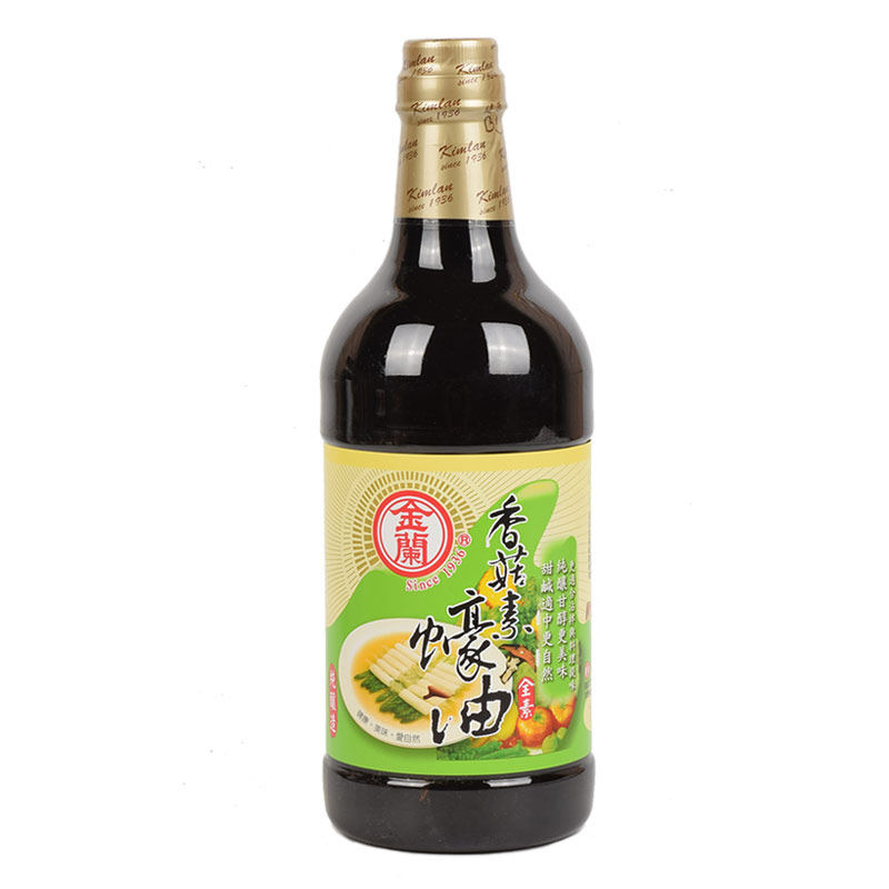 台湾进口金兰香菇素蚝油1000ml全纯素食蠔油炒菜火锅佛家斋蚝油
