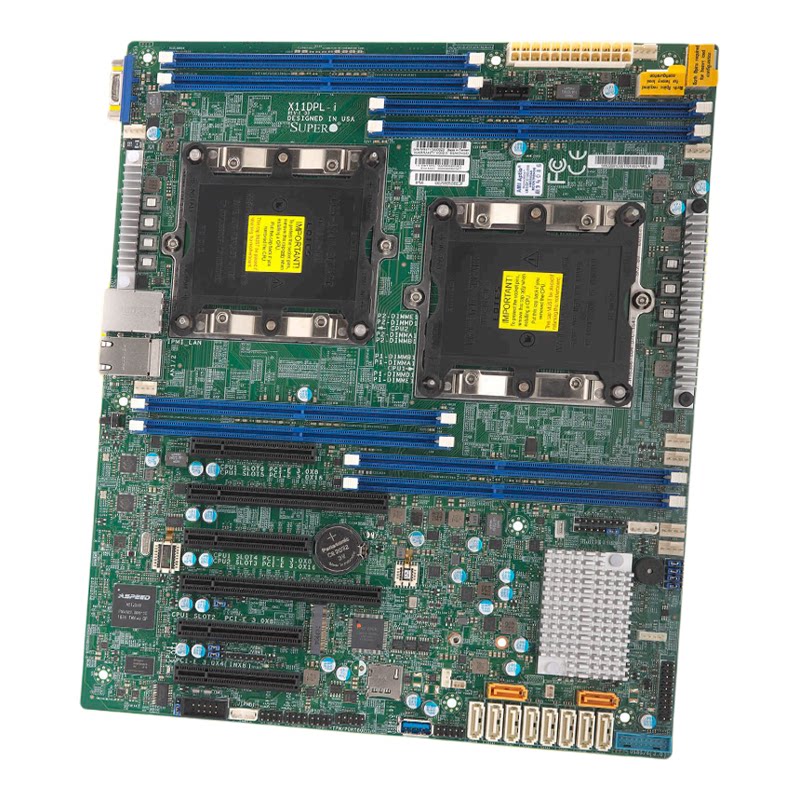超微 X11DPL-I服务器主板 支持双路Intel至强3647处理器1/2代CPU