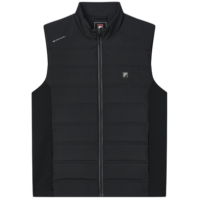 FILA斐乐官方男保暖羽绒马甲运动