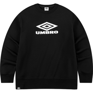 umbro茵宝官方运动多彩复古圆领男女同款校园风情侣款卫衣