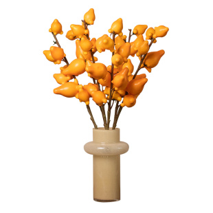 五代同堂黄金果仿真花客厅招财发财果插花假花摆件年宵花新年装饰