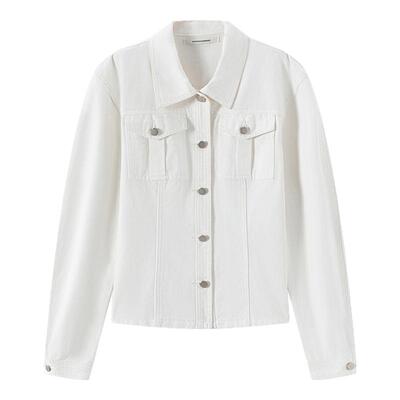 LYUOCHENG春夏翻领牛仔外套