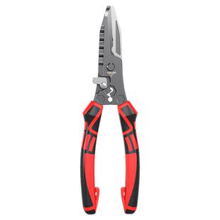 德力西电气铁皮剪刀工业轻钢龙骨强力不锈钢专用铁丝剪剥线压线钳