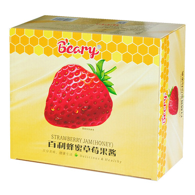 百利草莓蓝莓果酱商用独立小包装