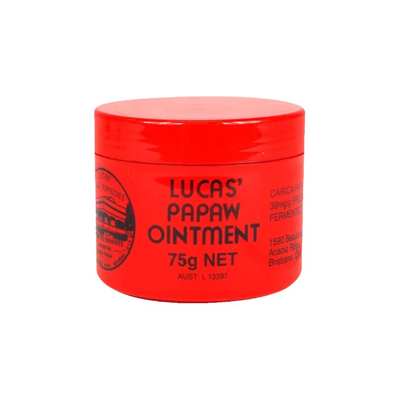 lucas润唇婴儿75g木瓜膏现货新品