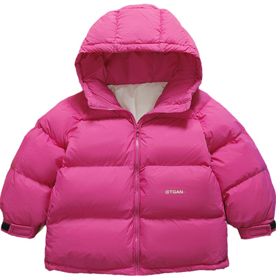 雅鹿男童女童加厚保暖羽绒服