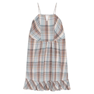 niko and ...连衣裙女2026春季新款棉质日系格纹吊带裙459422